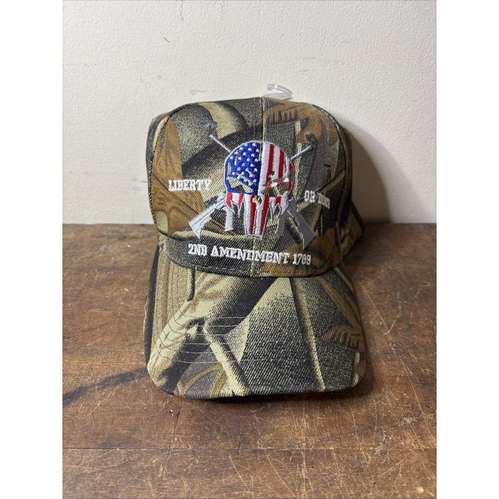 Liberty Or Death 2nd Amendment 1789 Skull And Camo Kys Design One Size Fits All